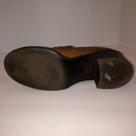 GH Bass Weejuns Penny Loafers Pebbled Leather Platform Shoes Womens 6.5 Academia - Picture 11 of 13